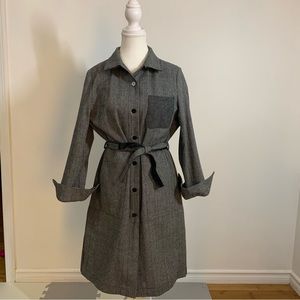 BOXY Spring Button Down Trench Coat